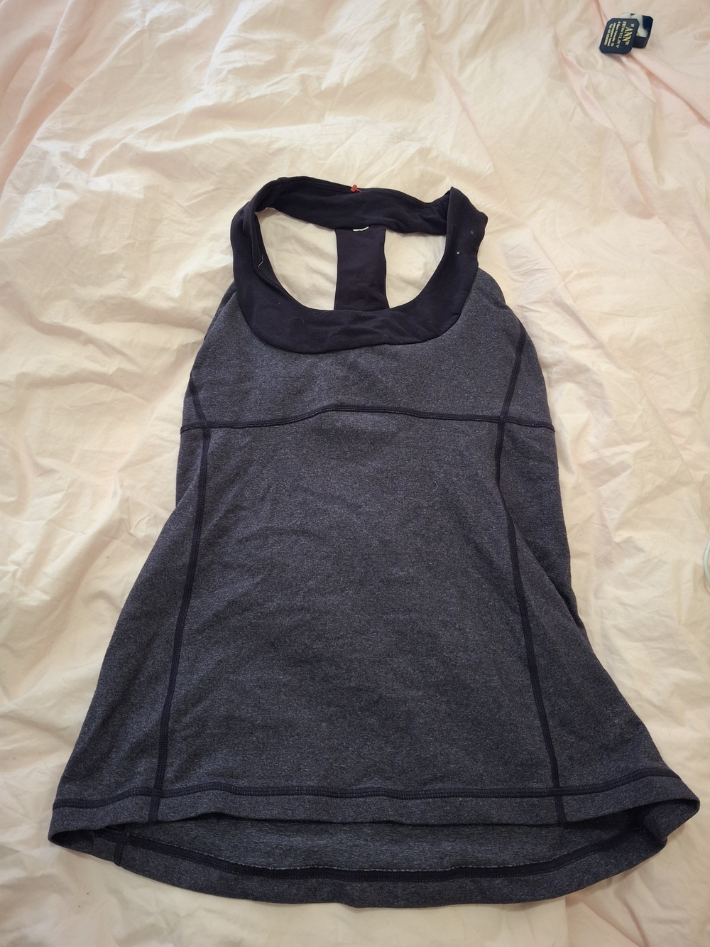 lululemon athletica Women's Navy Blue Racerback Tank Top